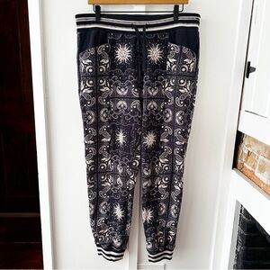 JOHNNY WAS navy Runa contrast jogger